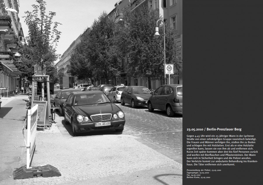 Exponat der Ausstellung: Berliner Tatorte