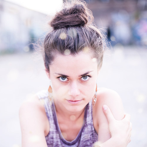 Marianne Neumann, Sängerin der Band "Berge"